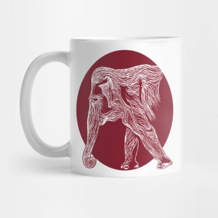 Indian Elephant Strolling Mug